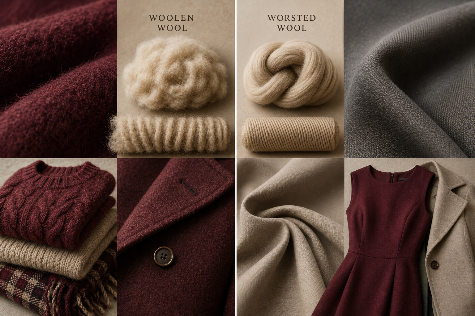 Woolen Wool vs. Worsted Wool : What is the Difference?
