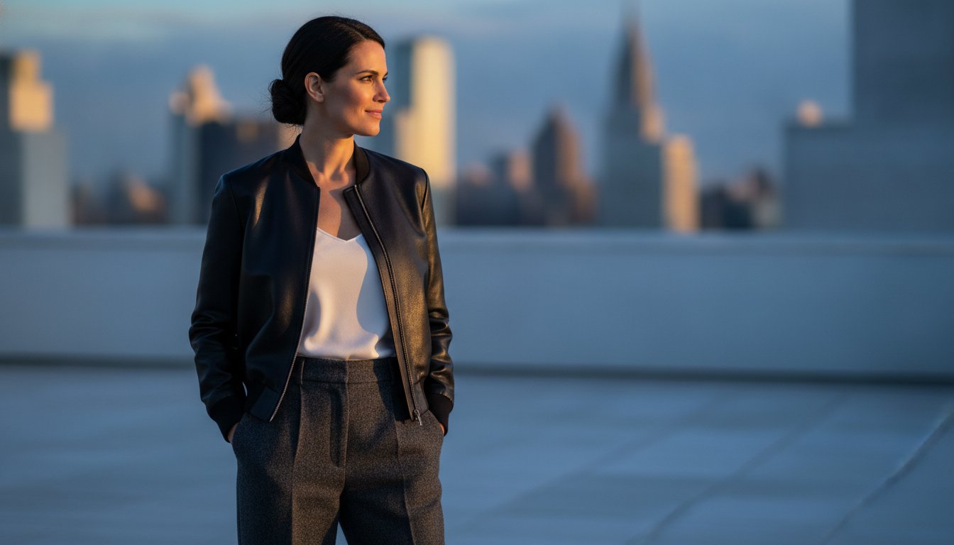 How to Style a Women's Satin Bomber Jacket