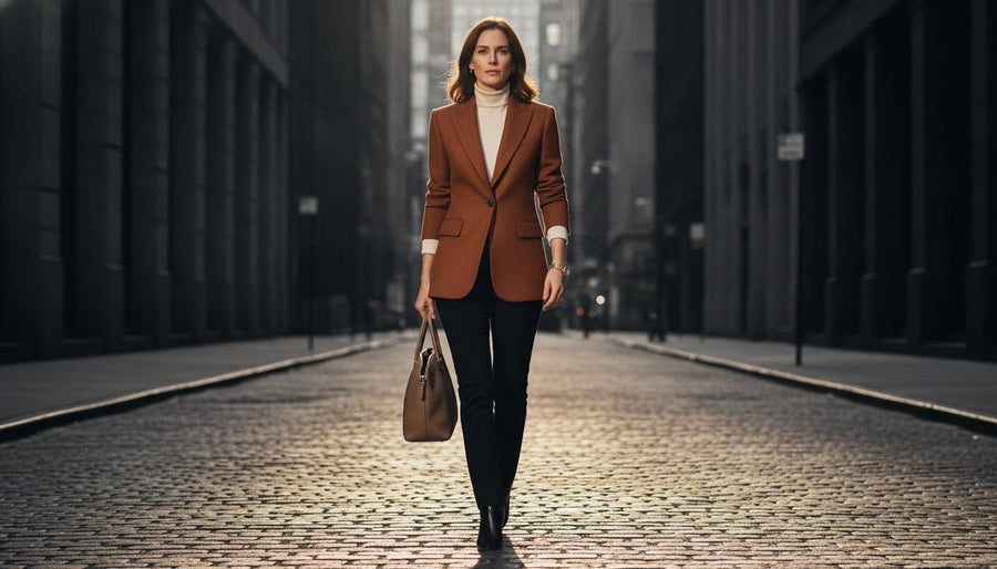 The Definitive Investment: Why a Women's Chestnut Wool Jacket is a Wardrobe Essential