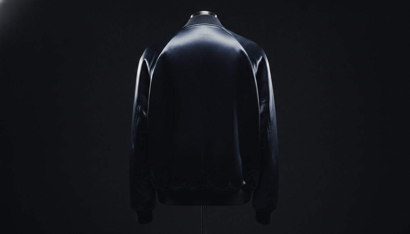 The Midnight Satin Bomber Jacket: A Reference Guide to an Architectural Wardrobe Staple
