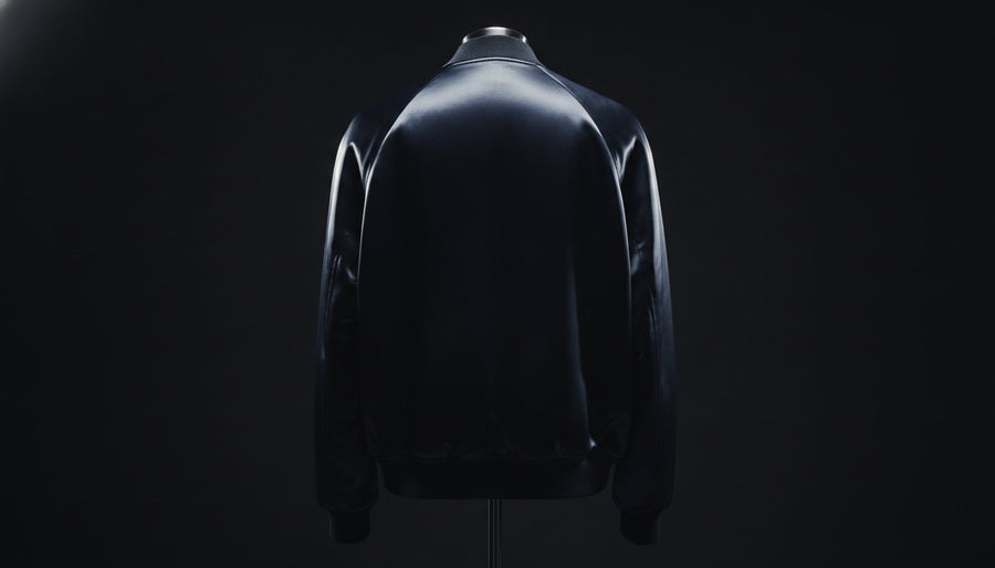 The Midnight Satin Bomber Jacket: A Reference Guide to an Architectural Wardrobe Staple