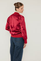 Satin Bomber Jacket image 7