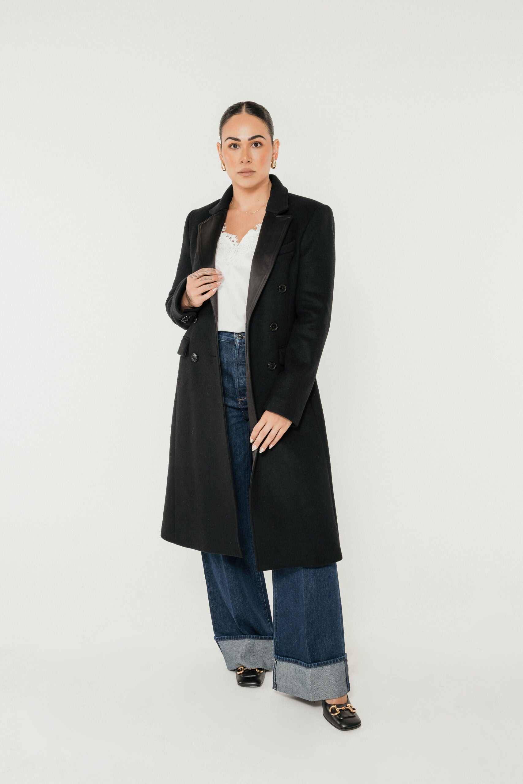 Wool Tuxedo Coat image 2