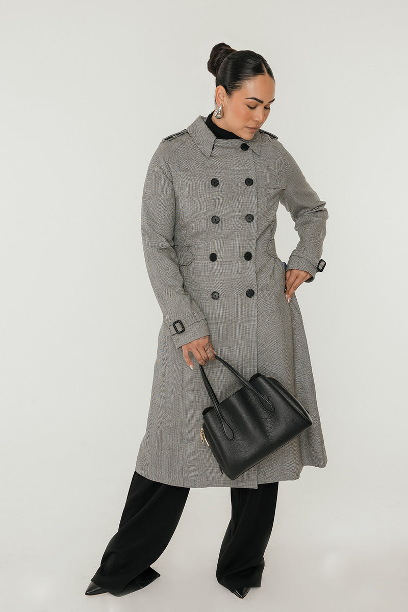 Plaid Trench image 0