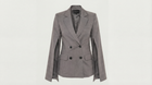 The Josephine Linen Blazer in Slate