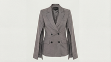The Josephine Linen Blazer in Slate