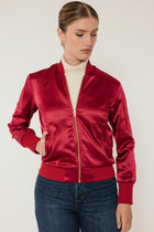 Satin Bomber Jacket image 0