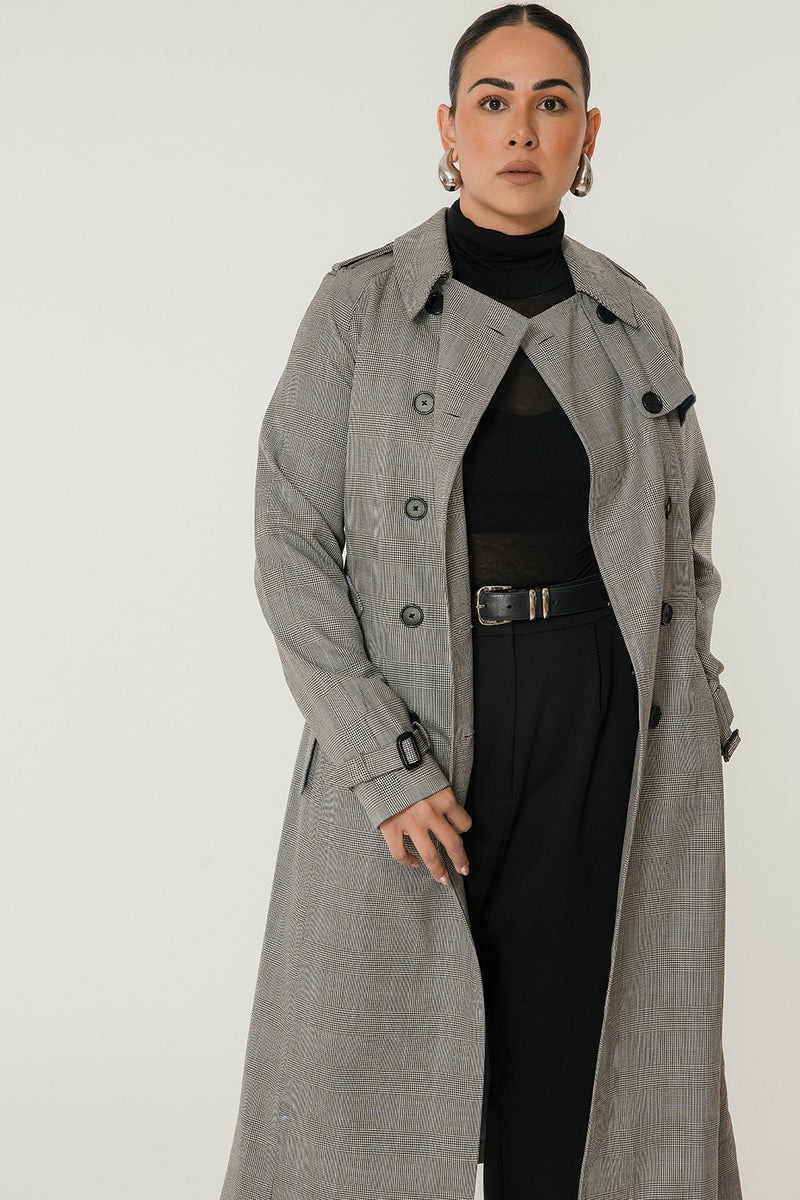 Plaid Trench image 8